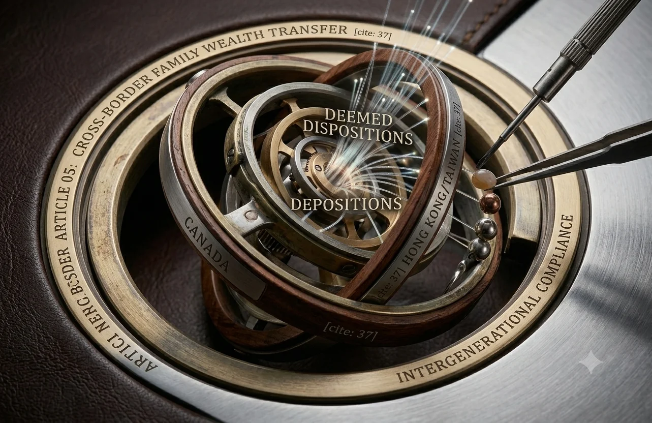 Cross-border family wealth transfer Canada Hong Kong Taiwan planning